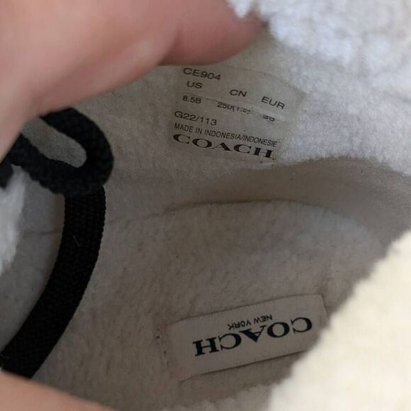 Coach Citysole Foldover High Top Platform Sneaker In Signature Jacquard - Picture 9 of 10